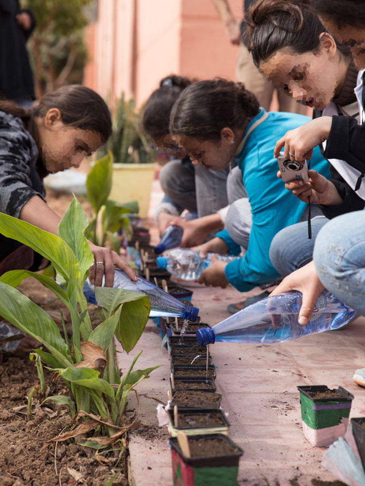 10. REEP's Gardening project at the Foyer de Jeune Filles in Marrakech, Morocco