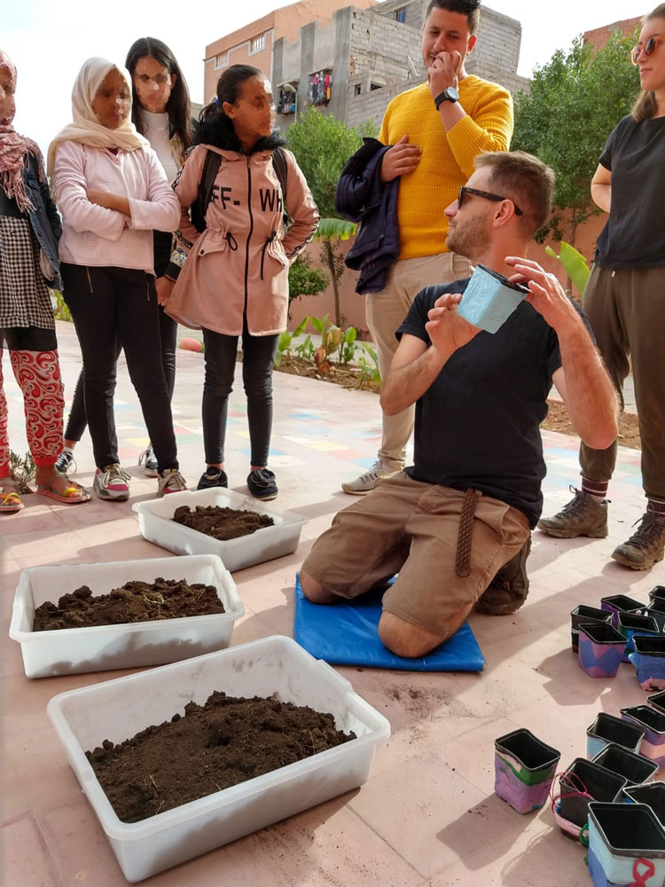 14. REEP's Gardening project at the Foyer de Jeune Filles in Marrakech, Morocco