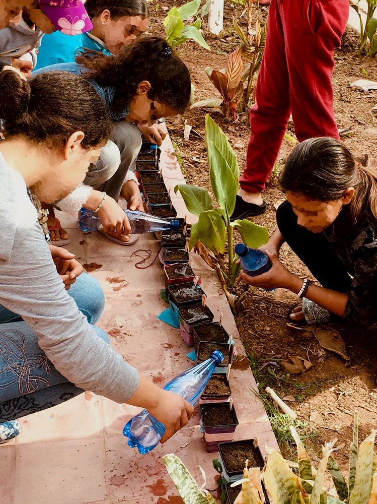 6. REEP's Gardening project at the Foyer de Jeune Filles in Marrakech, Morocco