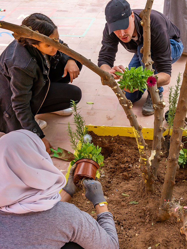 8. REEP's Gardening project at the Foyer de Jeune Filles in Marrakech, Morocco