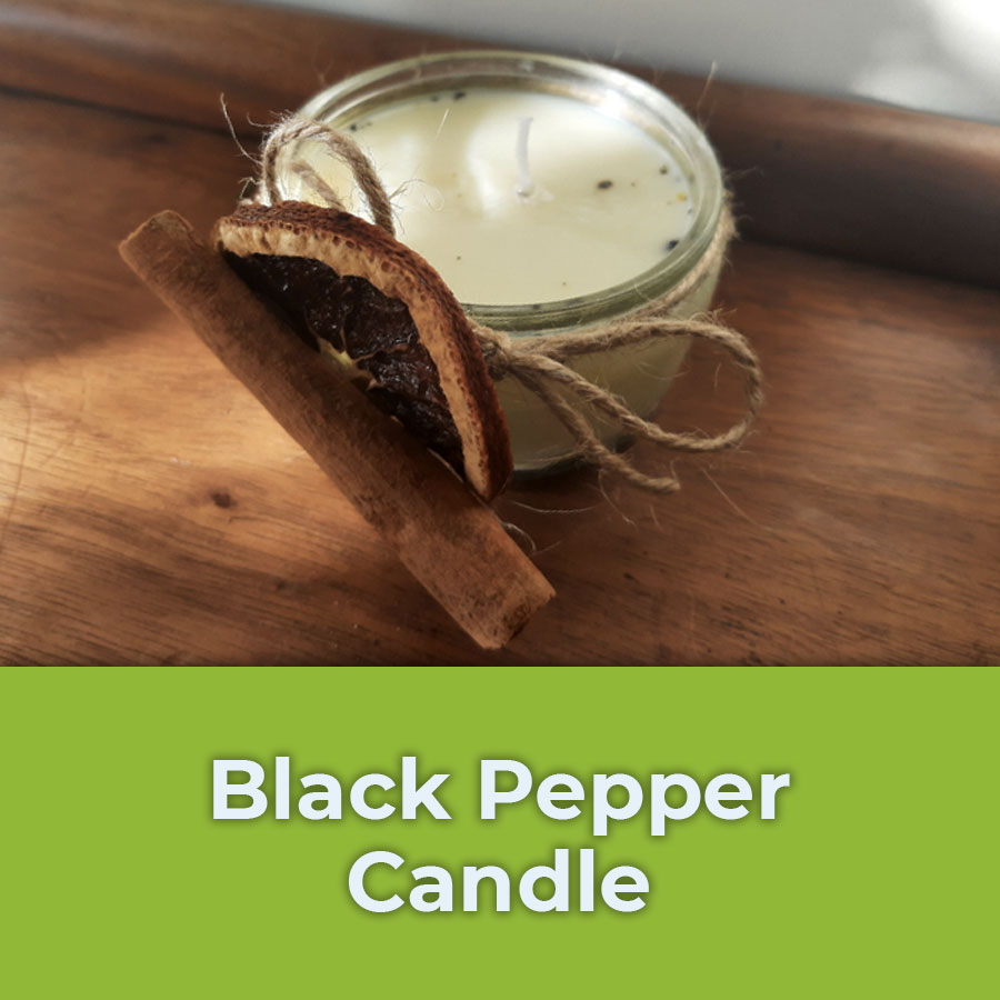 black pepper candle