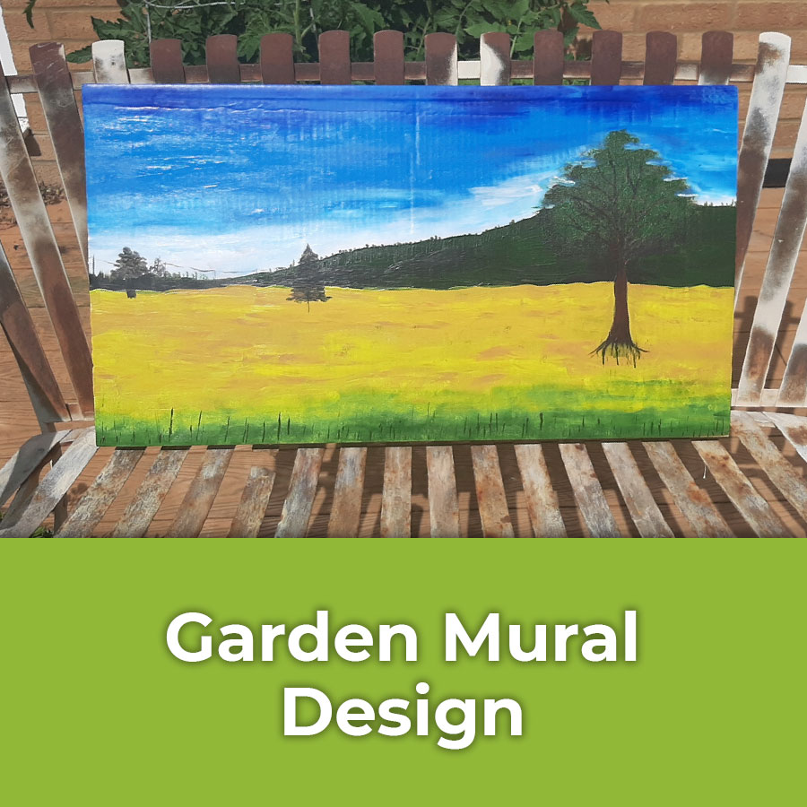 garden mural design