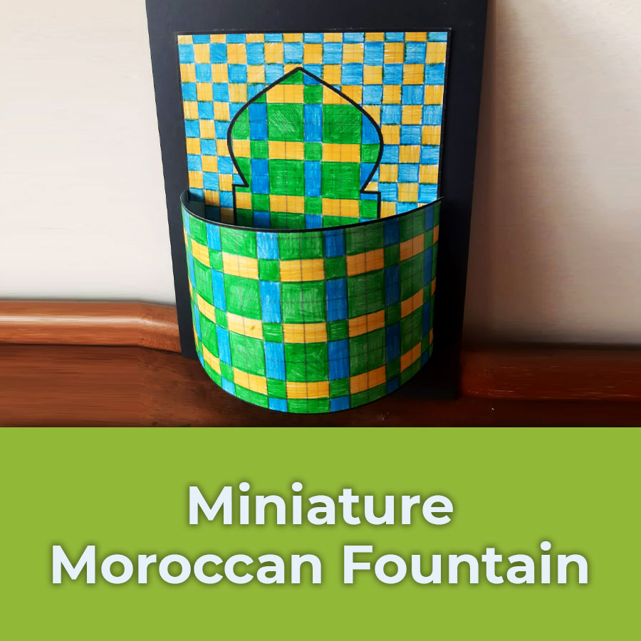 miniature moroccan fountain