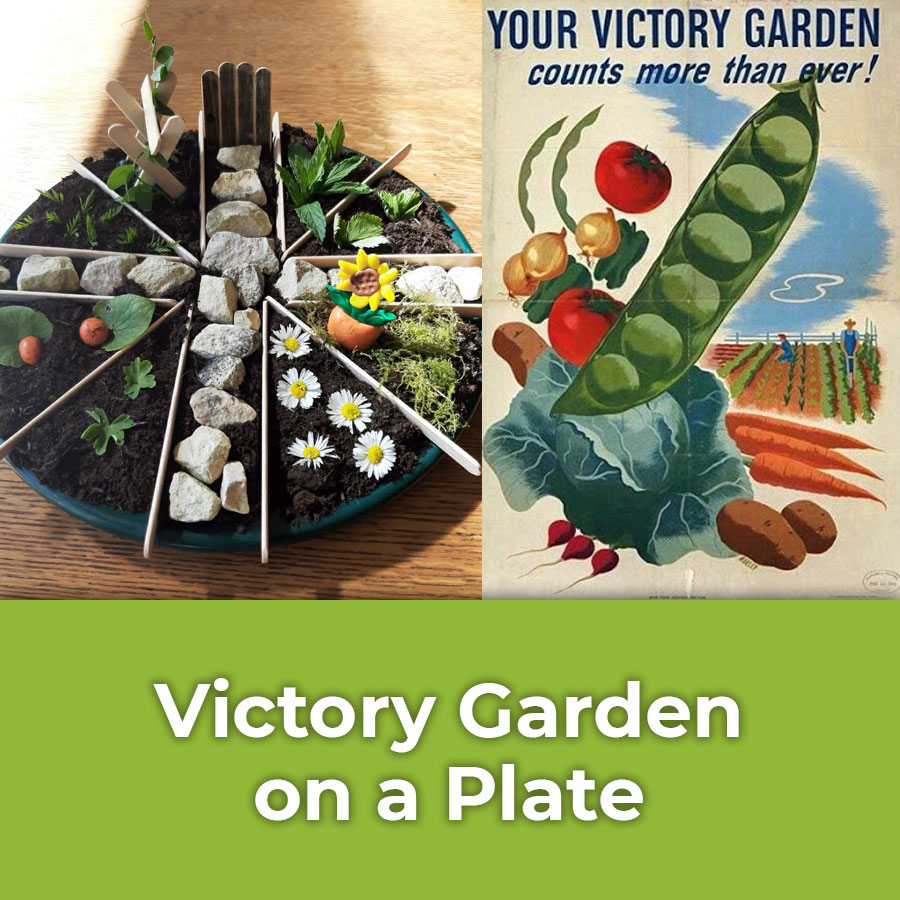 victory garden on a plate
