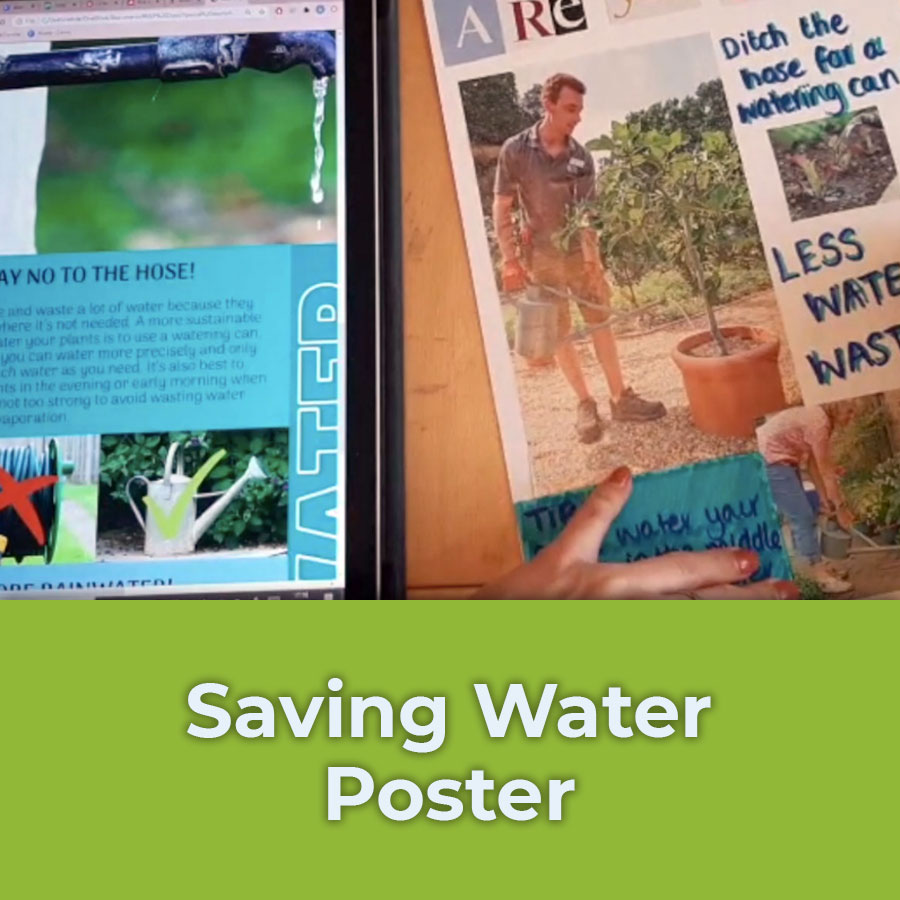 Crafts - Saving Water Poster