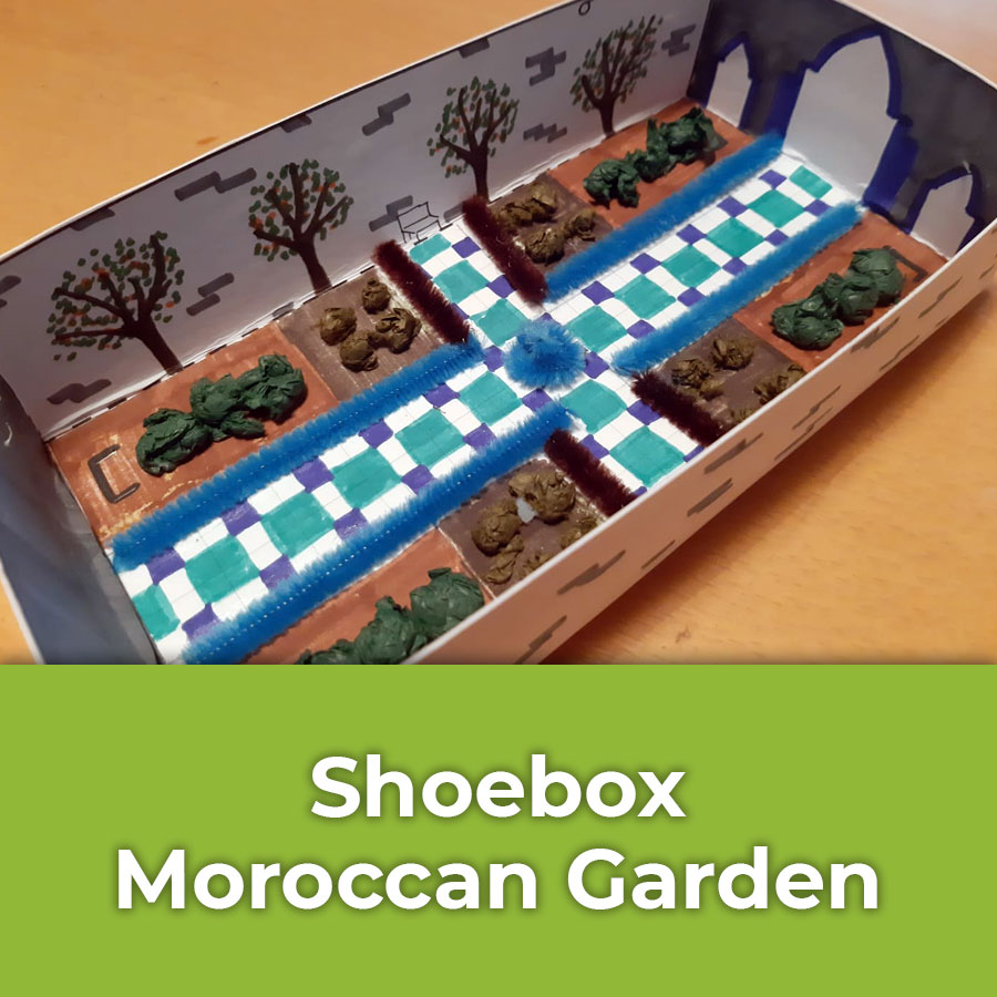 Crafts - Shoebox Moroccan Garden